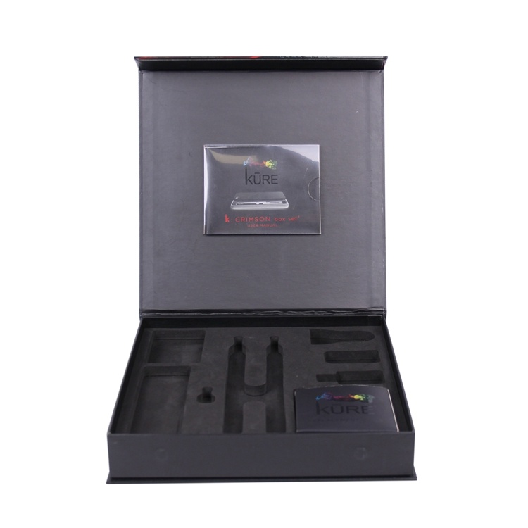 Perfume box with EVA insert and PVC photo slot Perfume box with EVA insert and PVC photo slot