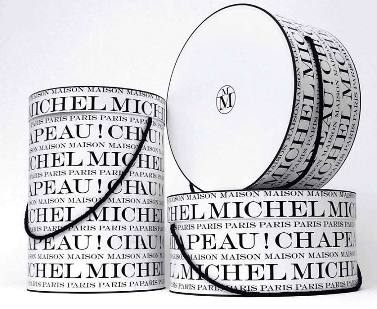 Custom elegant round hat packaging gift box