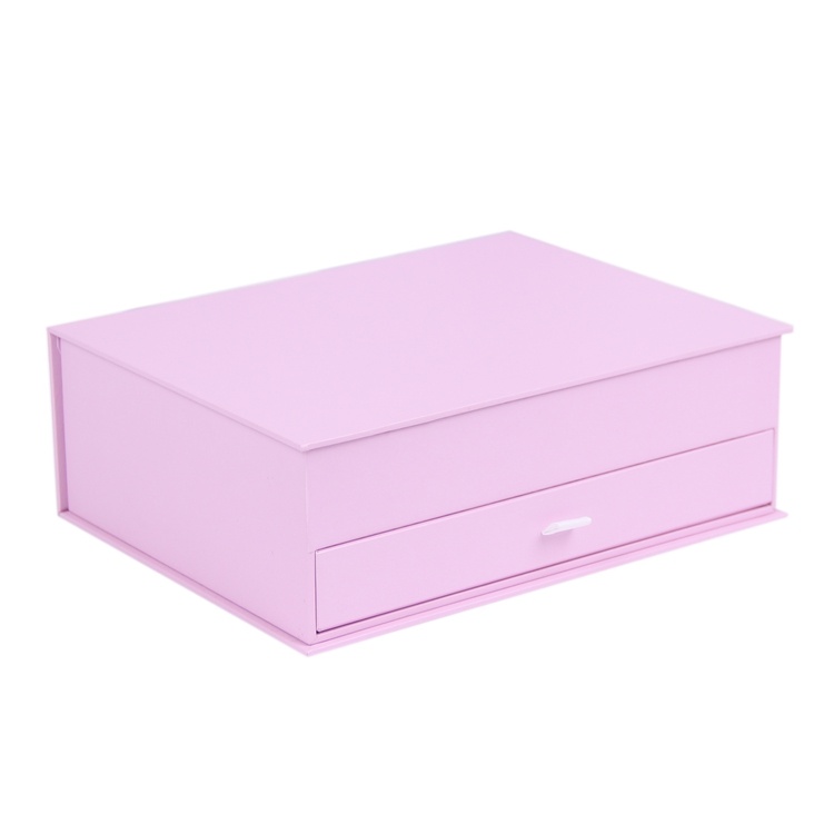 Gift box double layer jewelry velvet drawer box Gift box double layer jewelry velvet drawer box