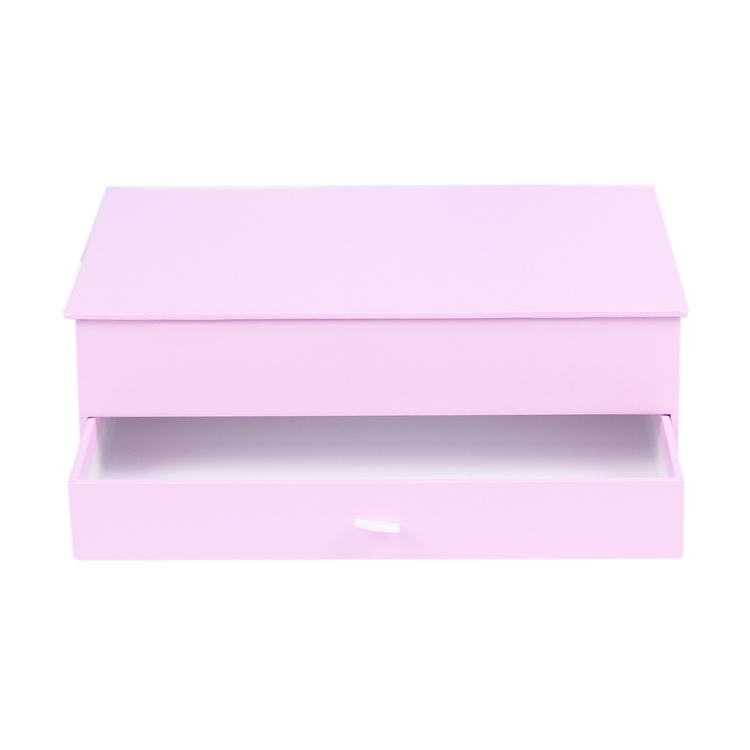 Gift box double layer jewelry velvet drawer box Gift box double layer jewelry velvet drawer box