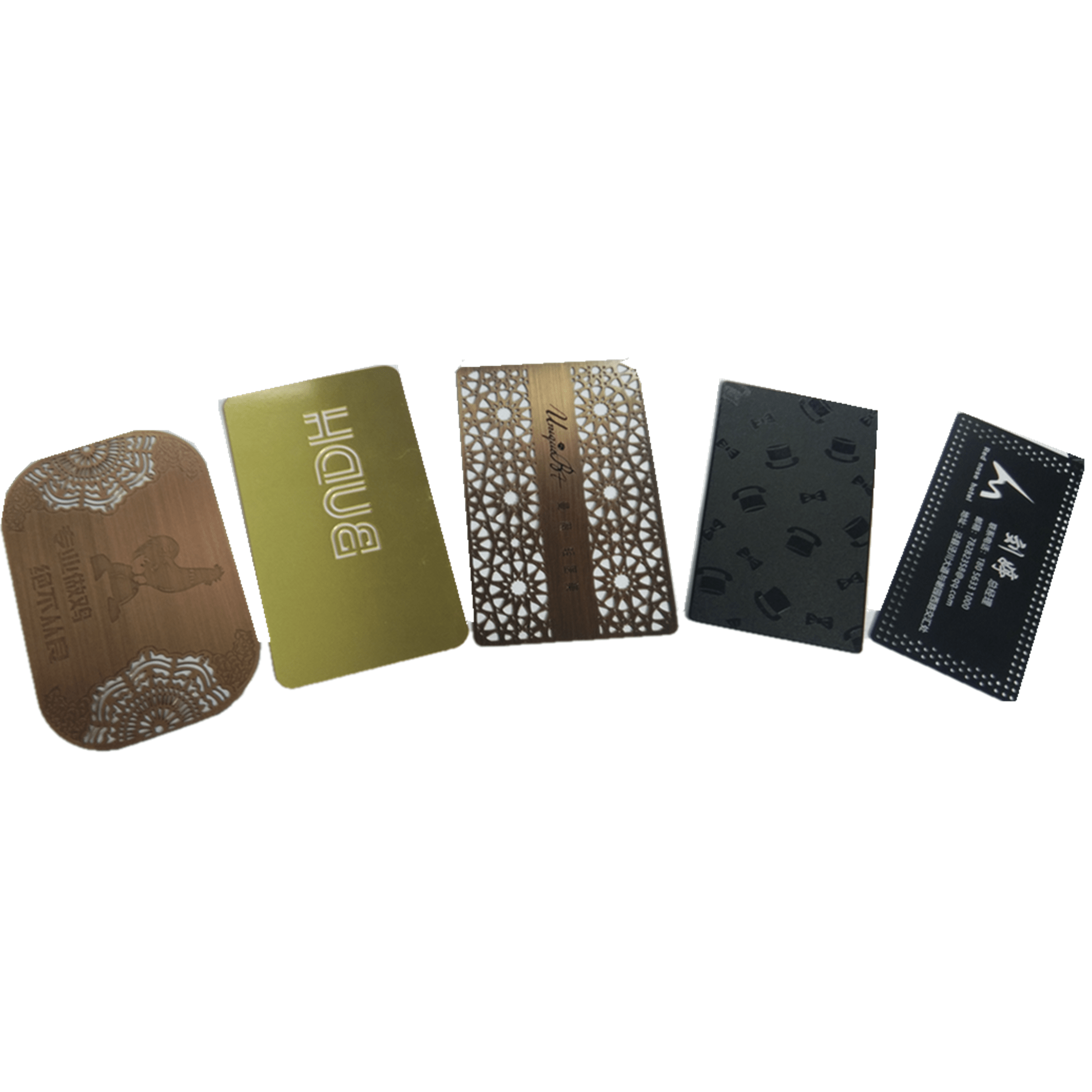 Custom foiling Gold PVC Business Cards Custom foiling Gold PVC Business Cards