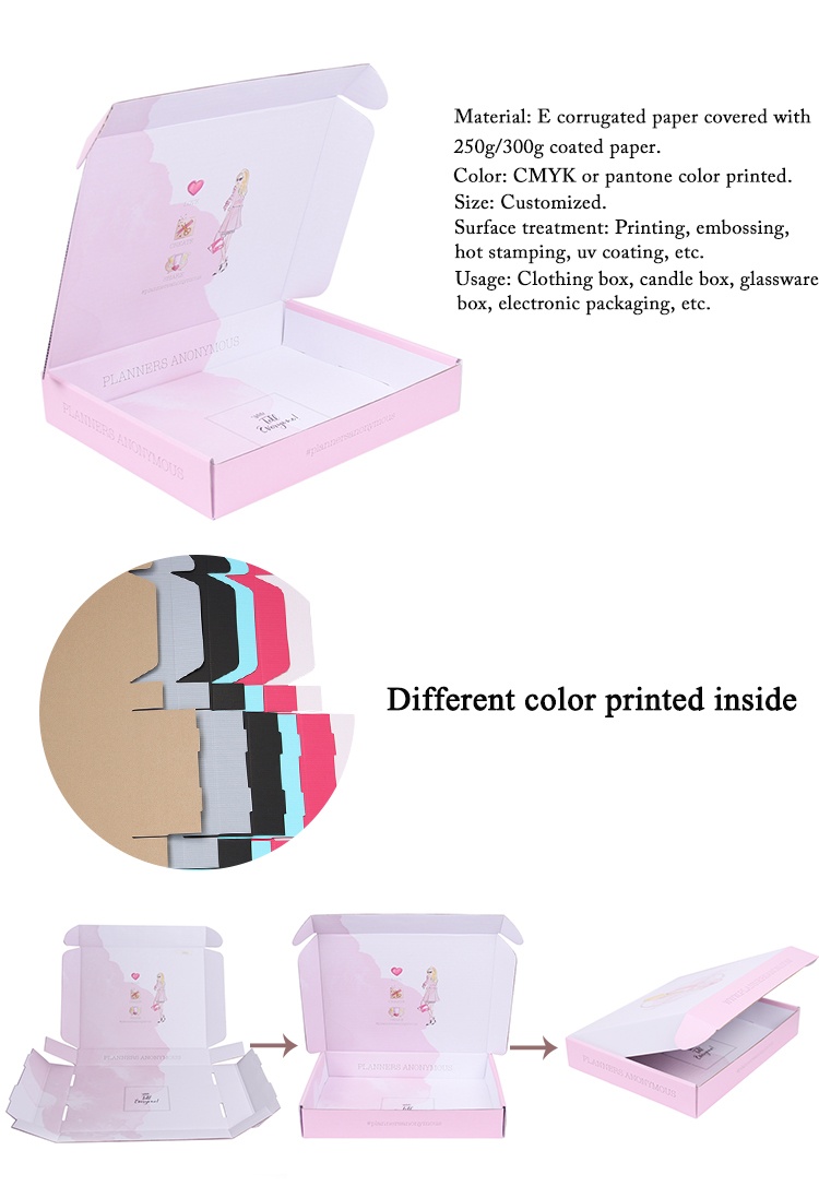 Custom folded corrugated packaging mailer boxes Custom folded corrugated packaging mailer boxes