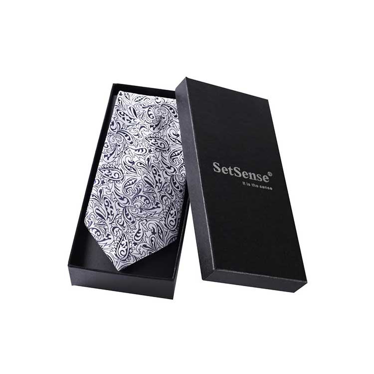 Custom gift paper necktie packaging bow tie box Custom gift paper necktie packaging bow tie box