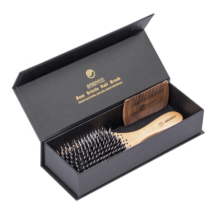 Custom hair brushes box in different style and material Custom hair brushes box in different style and material