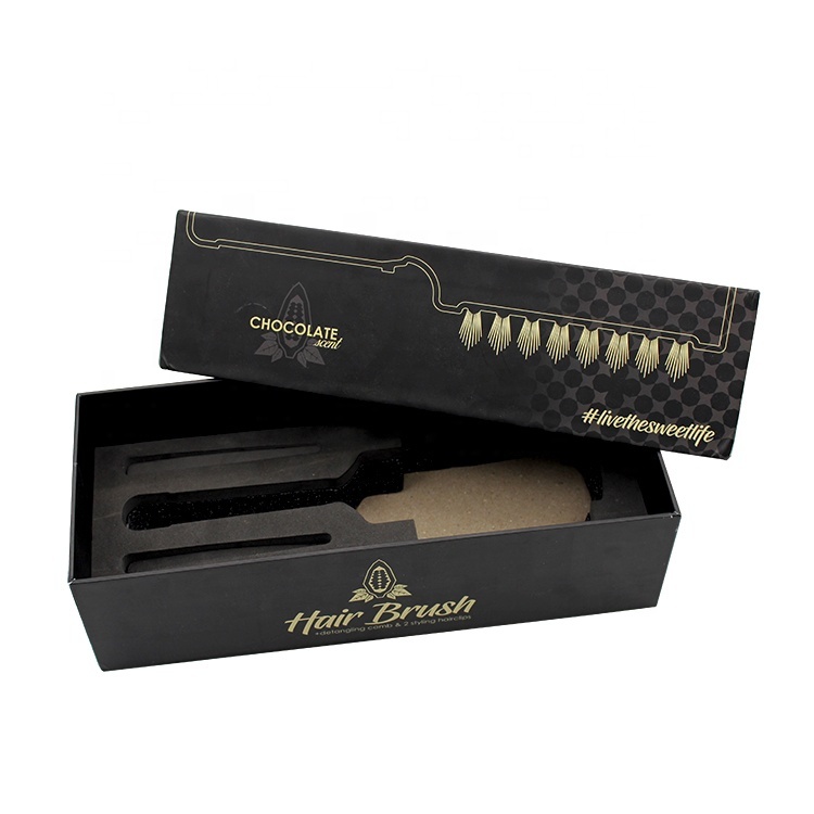 Custom hair brushes box in different style and material Custom hair brushes box in different style and material