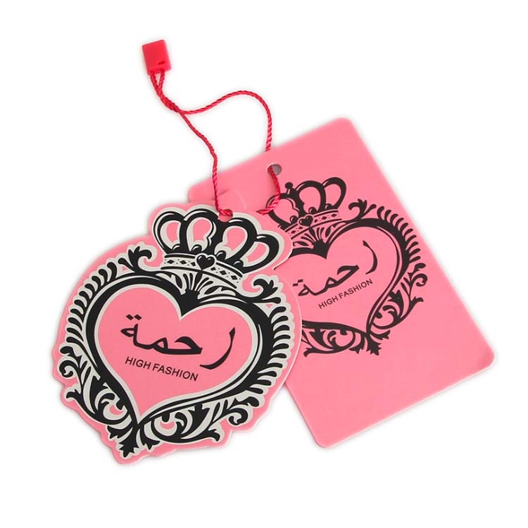 Paper Clothing Garment Hang Tag with String and Eyelet Paper Clothing Garment Hang Tag with String and Eyelet