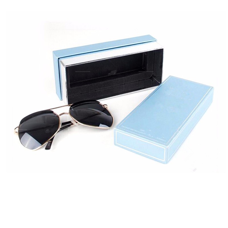 Custom high quality sun glasses with logo printing box Custom high quality sun glasses with logo printing box