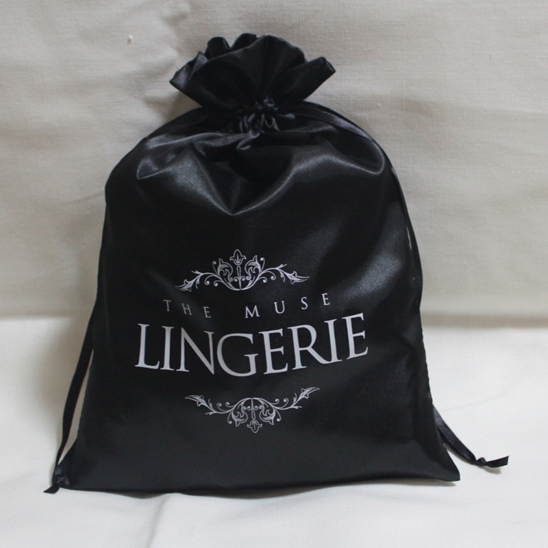 Custom drawstring virgin hair satin bags Custom drawstring virgin hair satin bags