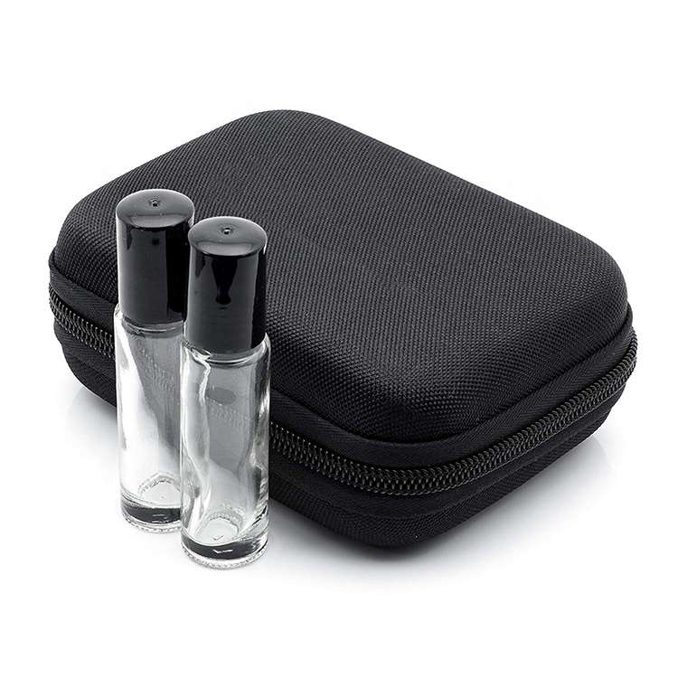 Elastic loop essential oil bottles pocket EVA travel case Custom Logo Elastic Loop Essential Oil Bottles Pocket EVA Travel Case Organize Pouch
