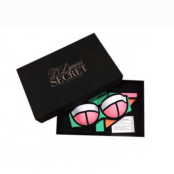 Custom logo hot stamping drawer bra panties box Custom logo hot stamping drawer bra panties box
