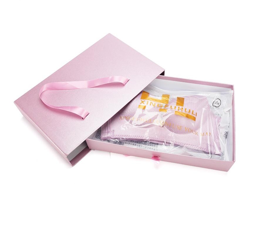 Custom logo hot stamping drawer bra panties box Custom logo hot stamping drawer bra panties box