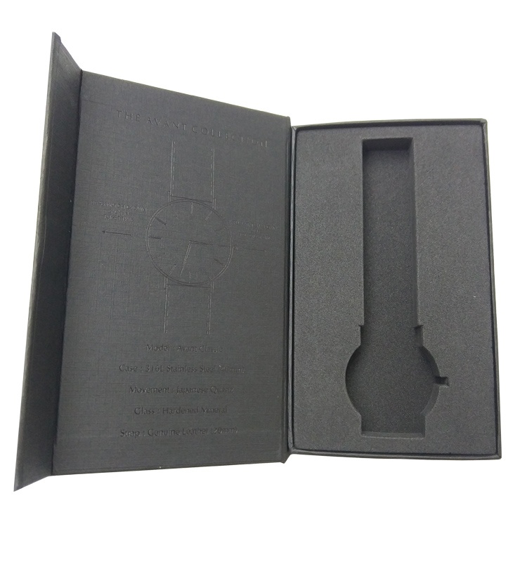 Magnetic closure cardboard watch box Magnetic closure cardboard watch box