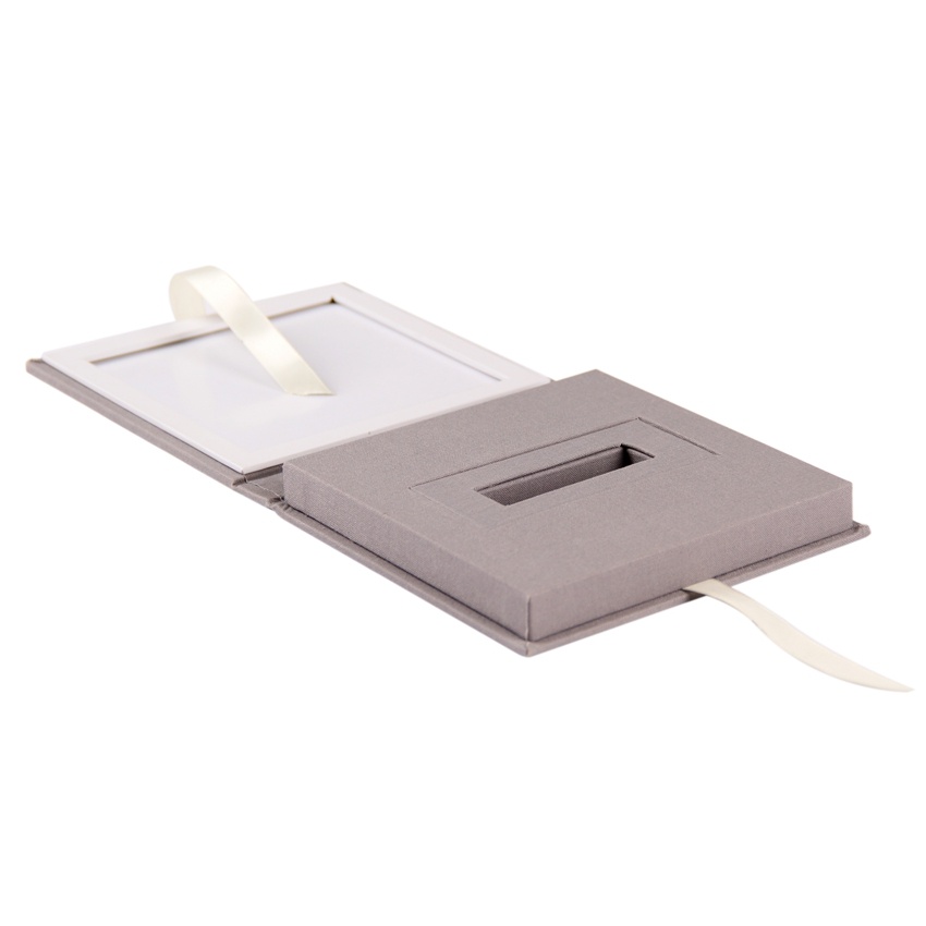Wedding invitation gift box with ribbon closure Wedding invitation gift box with ribbon closure