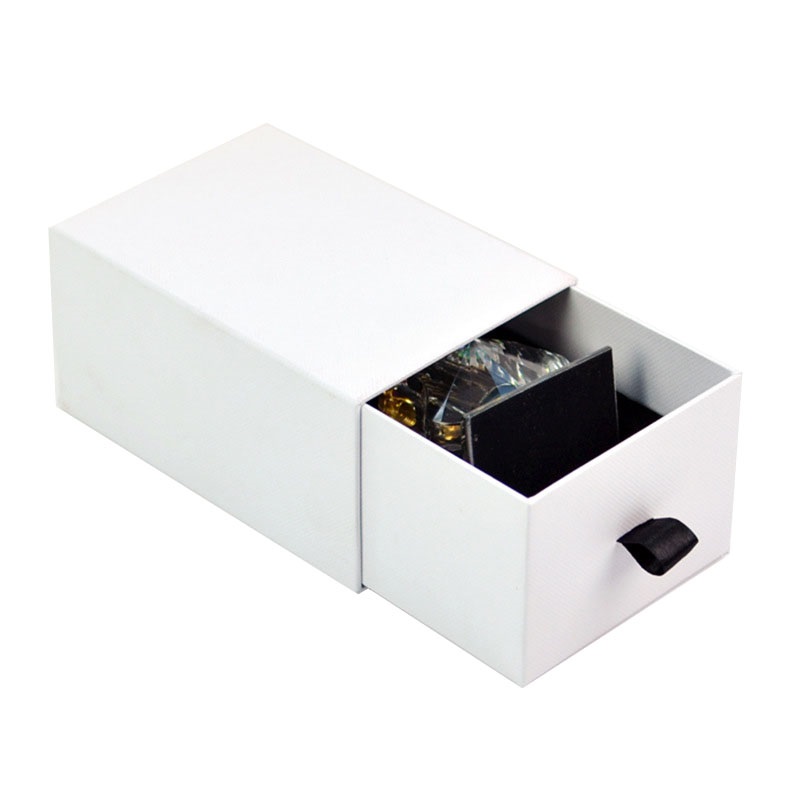 Paper perfume gift drawer box with foam insert Paper perfume gift drawer box with foam insert