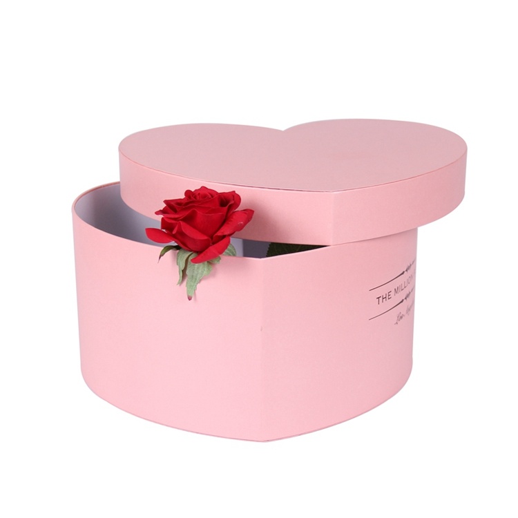 Rose packaging tube heart shape flower box Rose packaging tube heart shape flower box