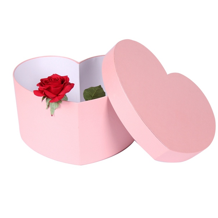Rose packaging tube heart shape flower box Rose packaging tube heart shape flower box