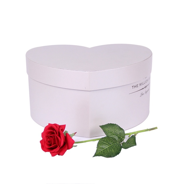 Rose packaging tube heart shape flower box Rose packaging tube heart shape flower box