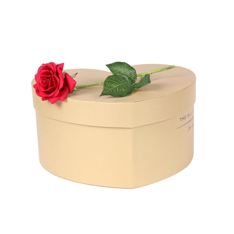 Rose packaging tube heart shape flower box Rose packaging tube heart shape flower box