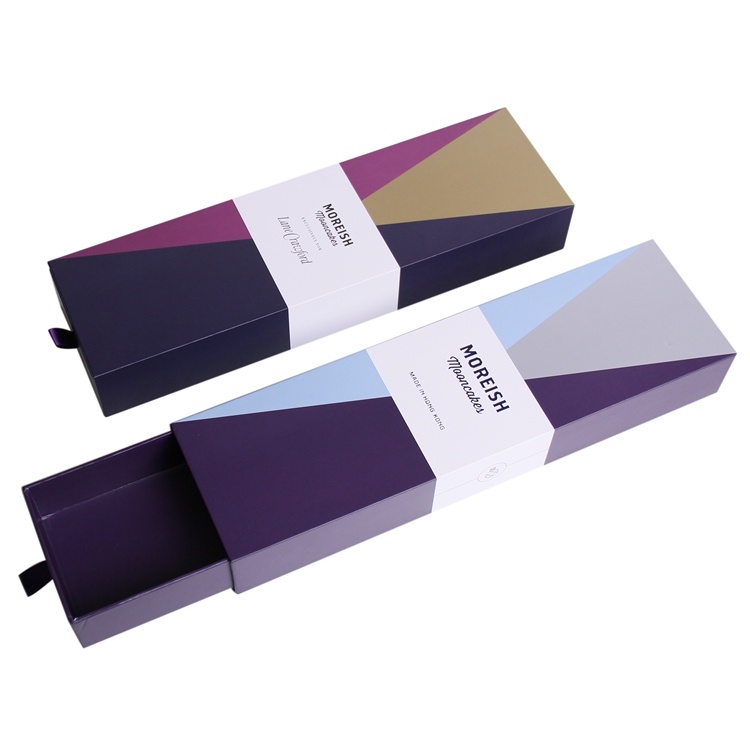 Custom luxury rectangle drawer style paper box Custom luxury rectangle drawer style paper box