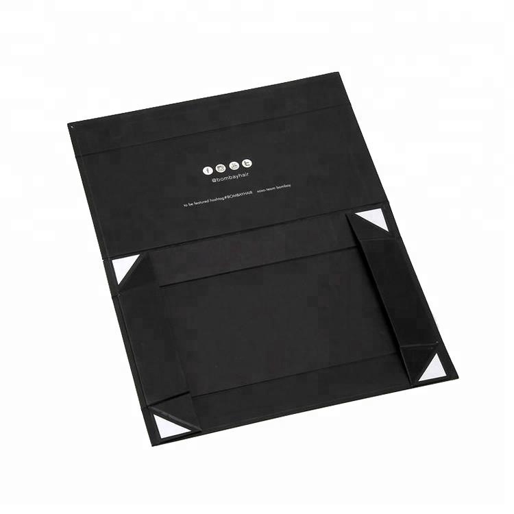 Magnet folding paper flat packaging gift box