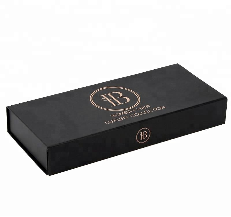 Magnet folding paper flat packaging gift box