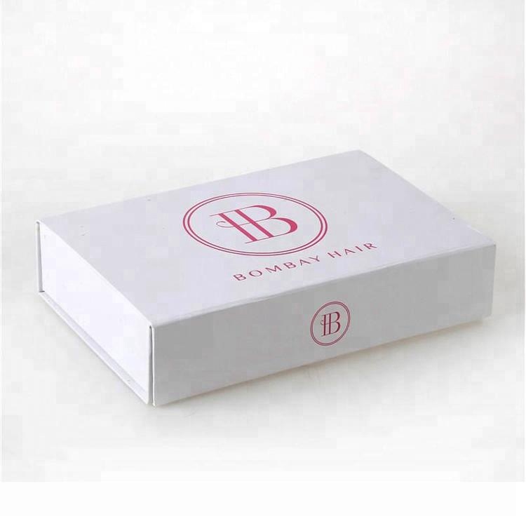 Magnet folding paper flat packaging gift box
