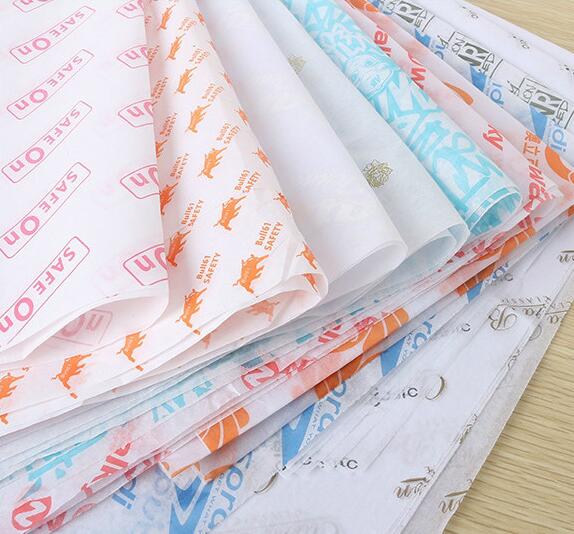 Custom printed logo gift wrapping tissue paper Custom printed logo gift wrapping tissue paper