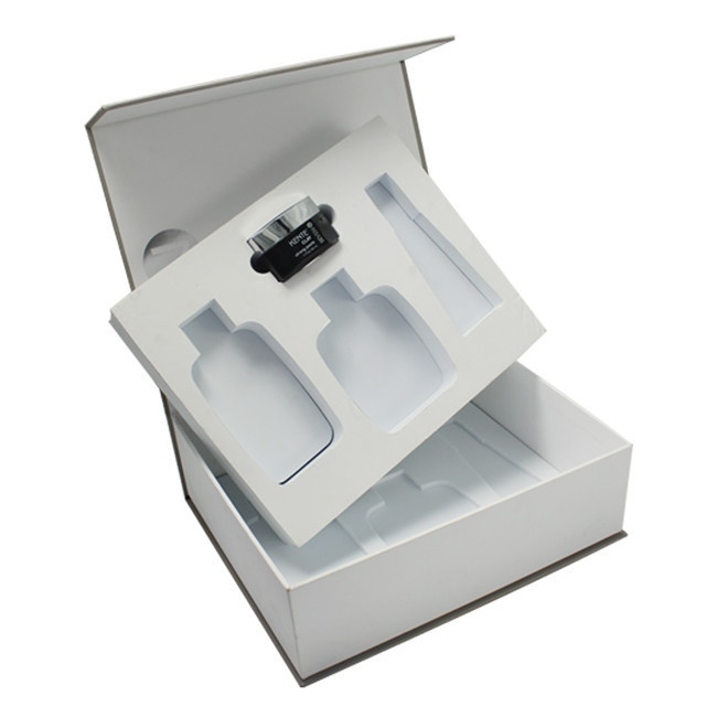 Printed magnetic flap closure cosmetic perfume box Printed magnetic flap closure cosmetic perfume box