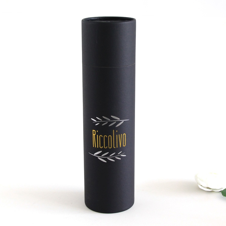 Custom printed paper cardboard cylindrical wine box Custom printed paper cardboard cylindrical wine box