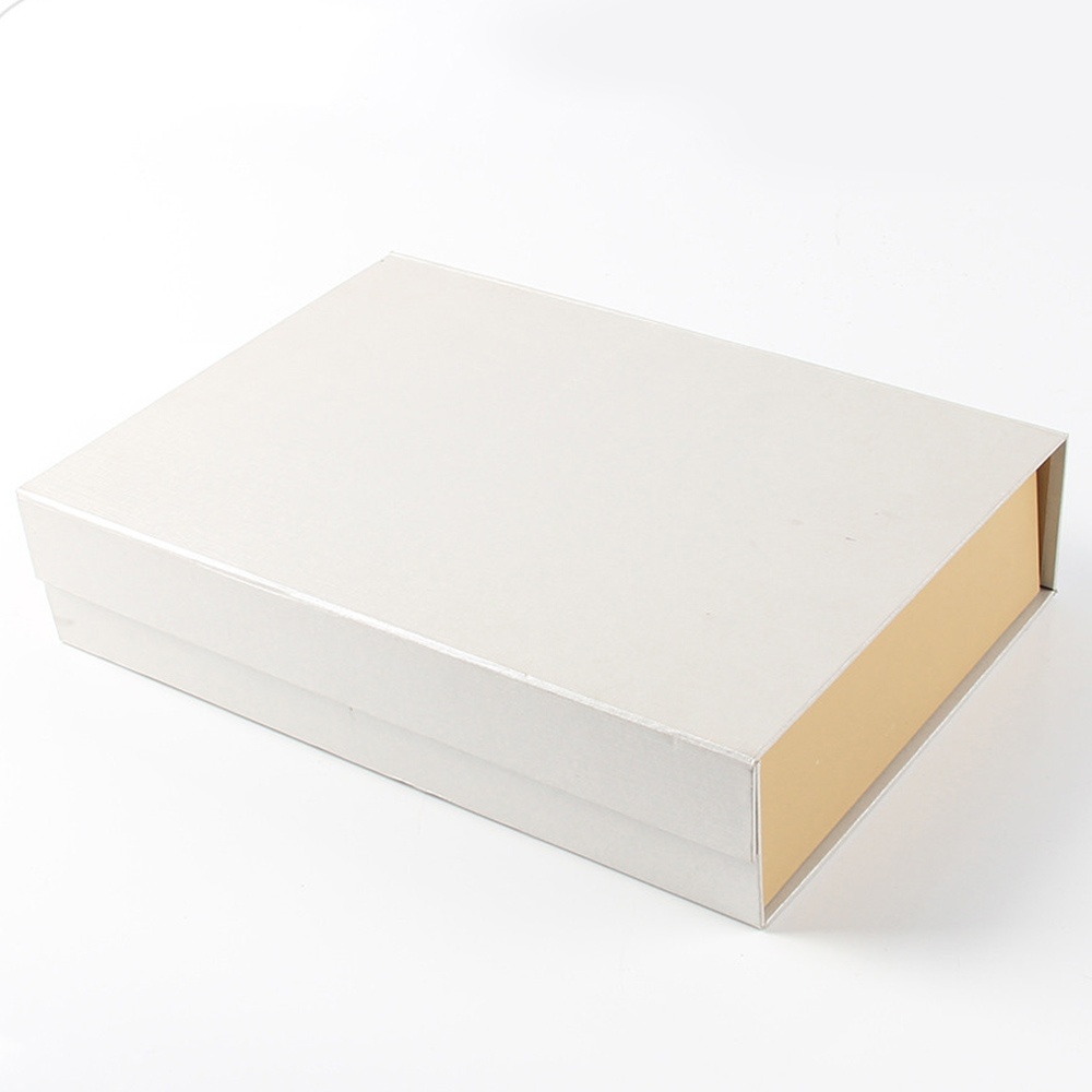 Recycled kraft folding paper gift boxes