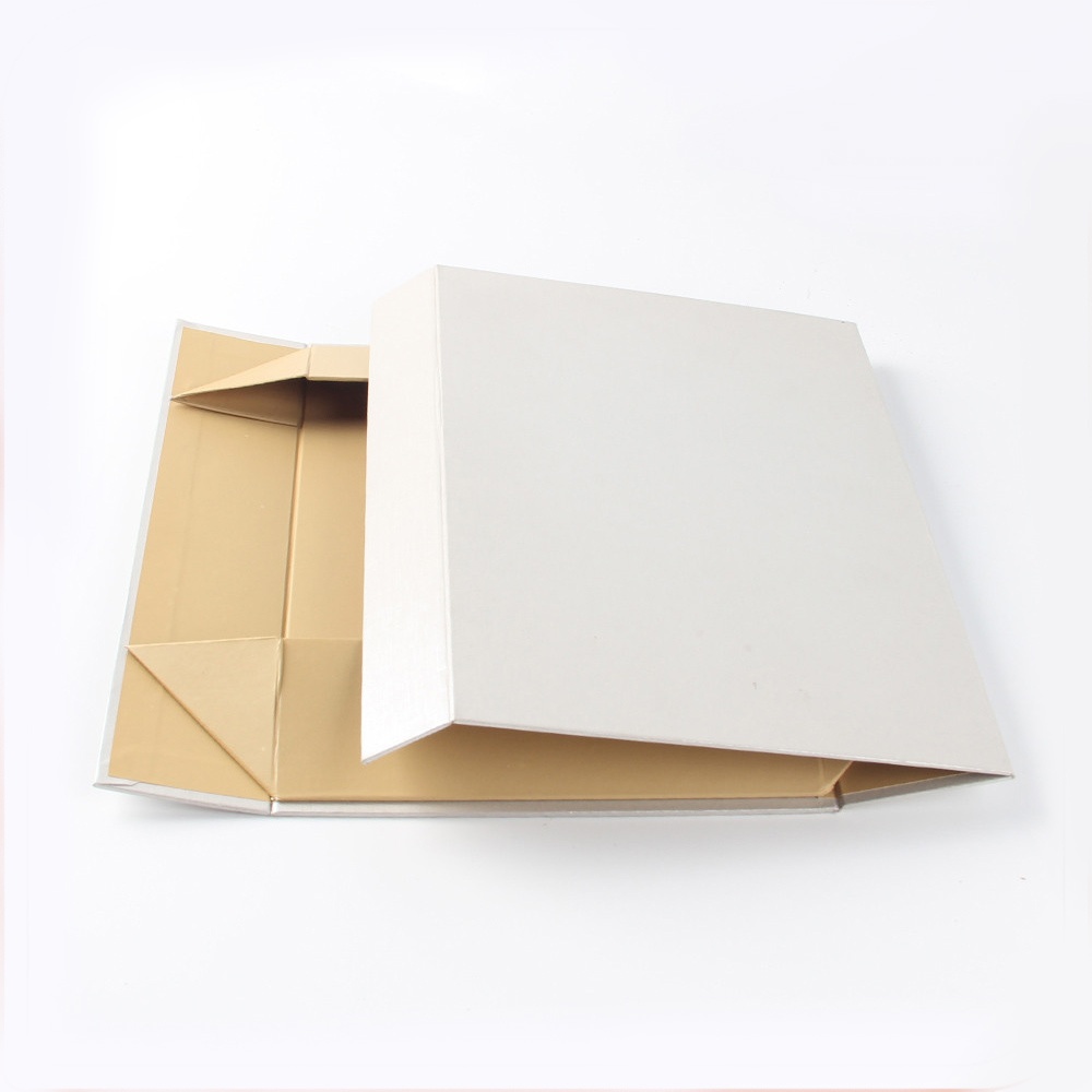 Recycled kraft folding paper gift boxes