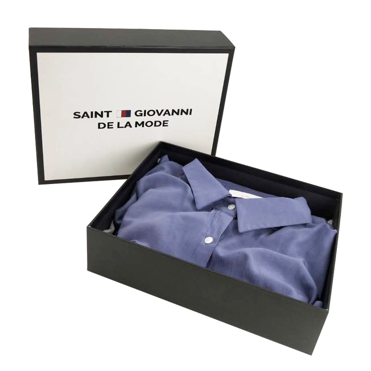 Custom rigid apparel luxury packaging box for suit Custom rigid apparel luxury packaging box for suit