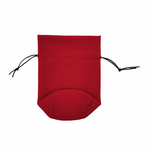 Wholesale round bottom velvet gift bag with drawstring Custom Velvet Gift Bag With Drawstring