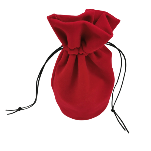 Wholesale round bottom velvet gift bag with drawstring Custom Velvet Gift Bag With Drawstring