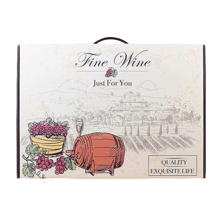 Custom wine shipping corrugated cardboard box Custom wine shipping corrugated cardboard box