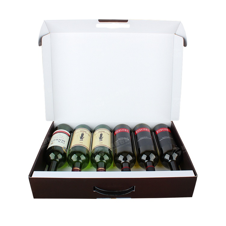 Custom wine shipping corrugated cardboard box katady.com Custom wine shipping corrugated cardboard box