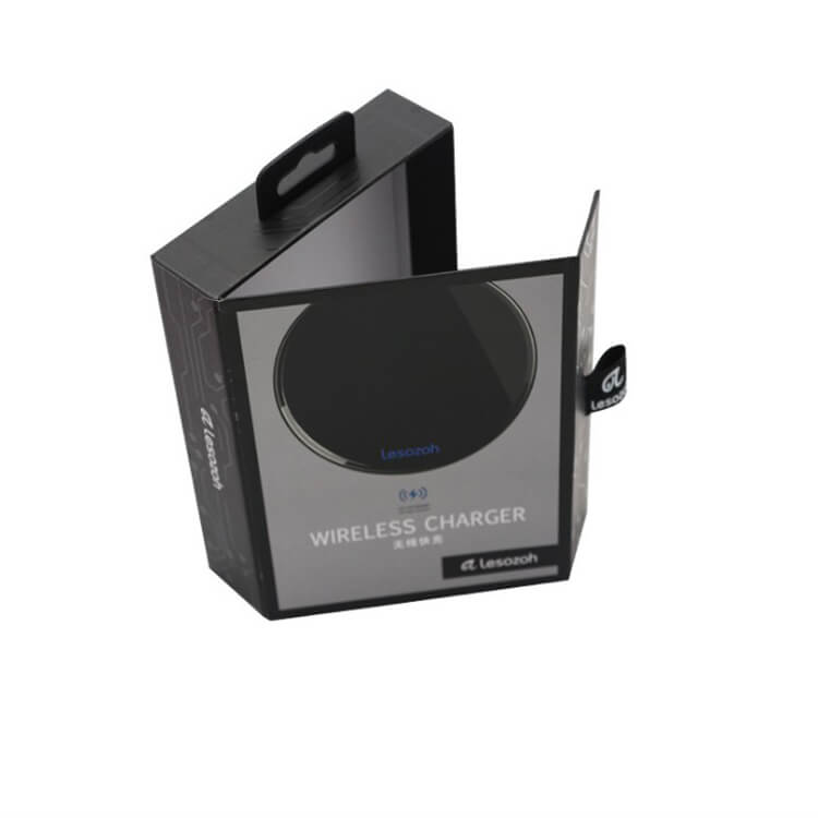 Custom wireless charger magnetic gift box Custom wireless charger gift box electric packaging Box magnetic foldable box -katady.com