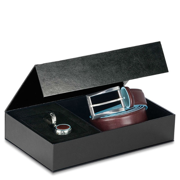 Gift packaging magnetic flap for wallet and belt katady.com Customized high end gift packaging magnetic flap for wallet and belt