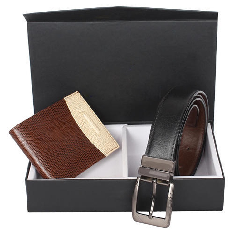 Gift packaging magnetic flap for wallet and belt katady.com Customized high end gift packaging magnetic flap for wallet and belt