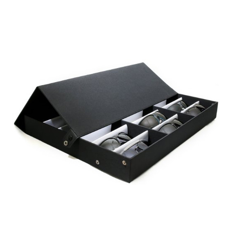 Customized luxury leather packaging sunglasses storage box Customized luxury leather packaging sunglasses storage box