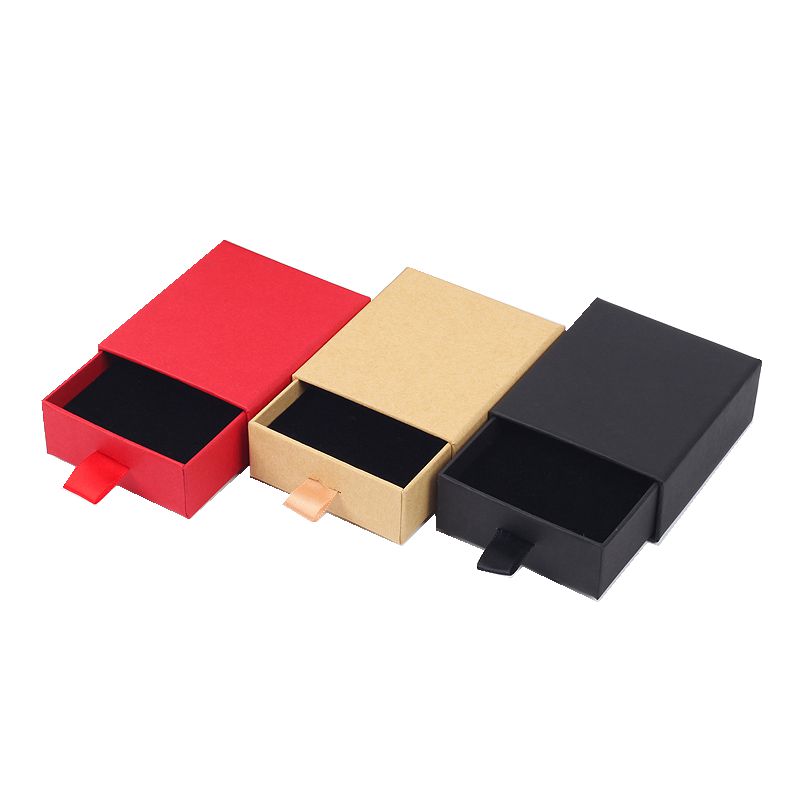 Cardboard drawer slide jewelry box Cardboard drawer slide jewelry box