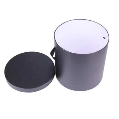 Cylinder Florist Portable Box Black Round Flower Hat Box Cylinder Florist Portable Box Black Round Flower Hat Box