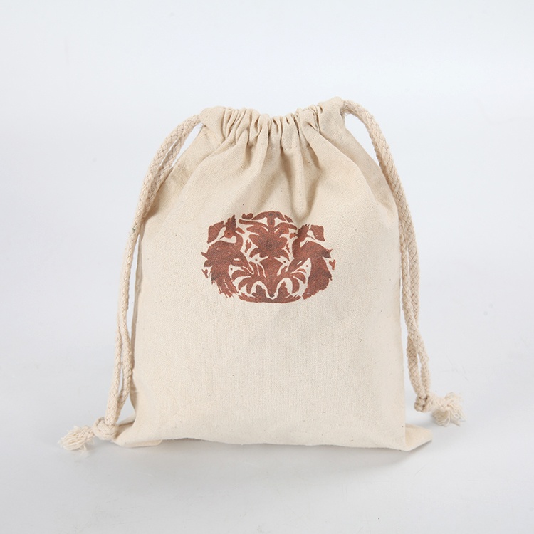 Custom cotton canvas string dust bag Custom cotton canvas string dust bag