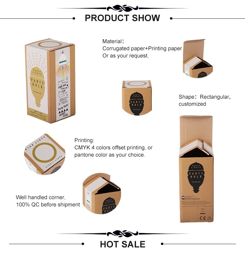 Folding packaging corrugated brown kraft paper box Folding packaging corrugated brown kraft paper box