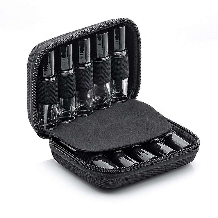 Elastic loop essential oil bottles pocket EVA travel case Elastic loop essential oil bottles pocket EVA travel case