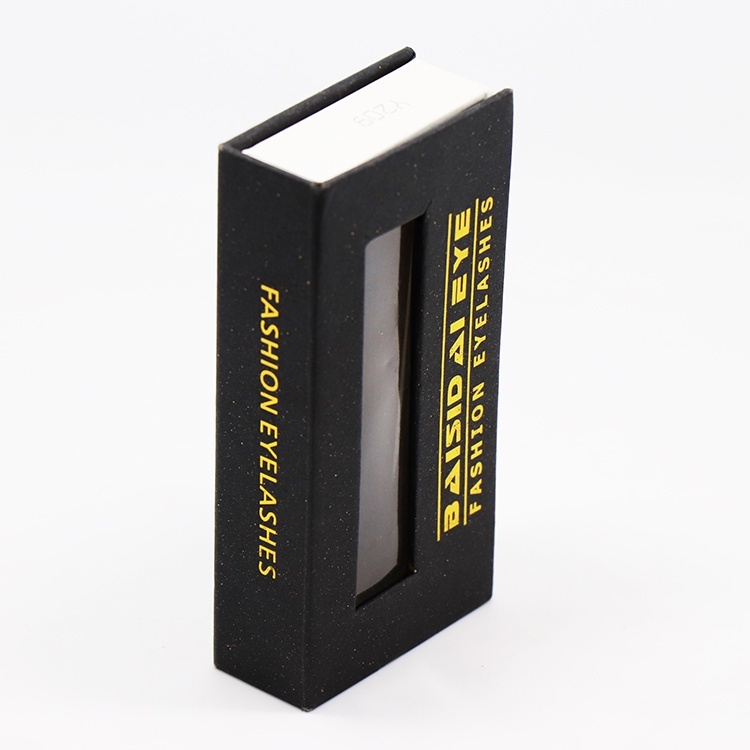 Eyelash cardboard paper box with PVC window Eyelash cardboard paper box with PVC window