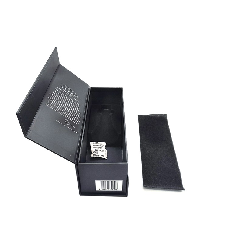 Silver stamping book style design single bottle wine box katady.com Factory custom logo silver stamping book style design single bottle wine paper packaging boxes