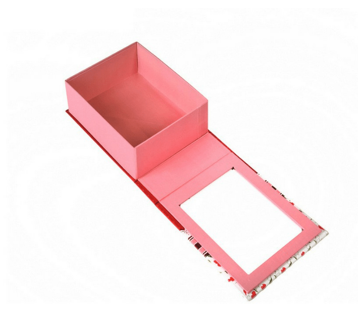 Magnetic closure folding gift packaging box