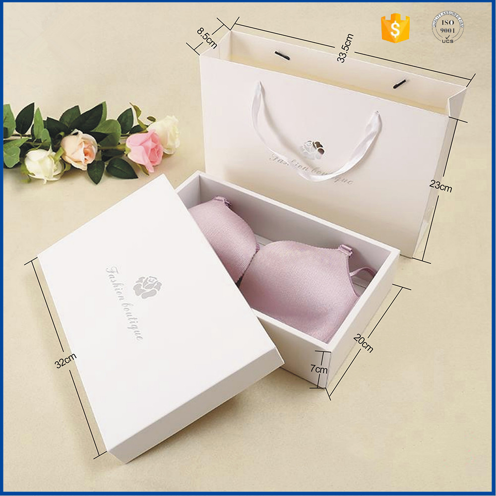 Fancy cardboard underwear packaging boxes with bags Fancy cardboard underwear packaging boxes with bags