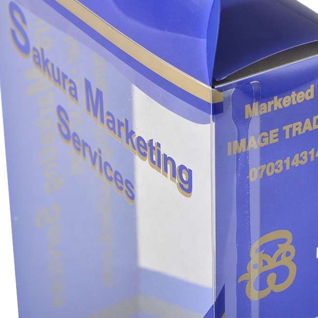 Folding wholesale transparent PVC packaging box folding wholesale transparent cholyn box for packing PVC plastic box custom packaging (1)